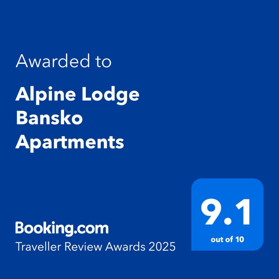 Alpine Lodge Bansko Apartments Екстериор снимка